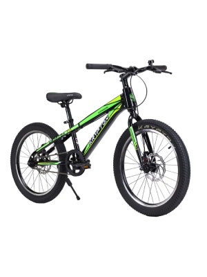 Велосипед Krypton Hyperion KH10BGY20HF, 20", 1 скорость, черный-зеленый в Магазине Спорт - Пермь