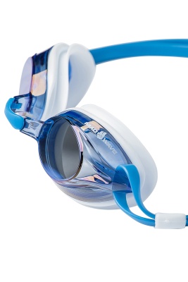 Очки для плавания Mad Wave SPURT Rainbow M0427 26 0 08W, цвет: голубой в магазине Спорт - Пермь