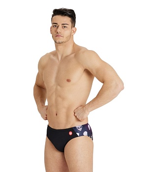 Мужские плавки Arena CRAZY SWIM BRIEFS PLACEMENT 4674 550,black multi в магазине Спорт - Пермь