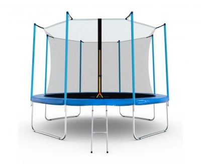 Батут DFC Kondition 12" (d=3,66м), с внутренней сеткой, синий в Магазине Спорт - Пермь