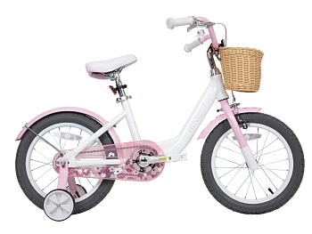 Велосипед TechTeam Milena, 20", алюминиевая рама, бело-розовый