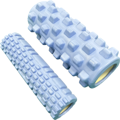 Валик для спины набор 2в1, 33x14см и 30х8см , цвет голубой, массажный МФР ролик в Магазине Спорт - Пермь
