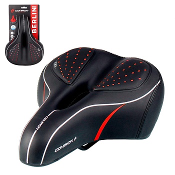 Седло велосипедное COMIRON BERLIN FITNESS C014, 270x195мм