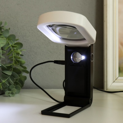 Лупа-лампа для творчества *10*25,  линзы d-1 и 12,5см, арт. 9937155