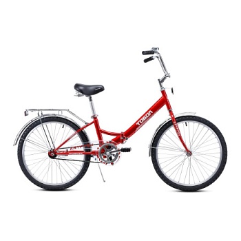Велосипед складной Krypton Cangy ТОБОЛ, 24", 1 скорость ( рама 14), красный