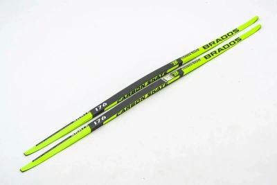 Лыжи беговые STC Brados Carbon Skate H2 желтые в магазине Спорт - Пермь