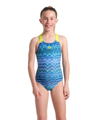 Купальник детский Arena ONDULATION SWIM PRO JR, 8168 177, multi navy-soft gr в магазине Спорт - Пермь