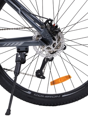 Велосипед COMIRON SYSTEM 27,5", 10 скоростей, серо-черный в Магазине Спорт - Пермь