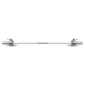 Гриф для штанги MB BARBELL длиной 1850мм, d=50, хром, нагрузка до 150кг, вес 16,5кг в Магазине Спорт - Пермь