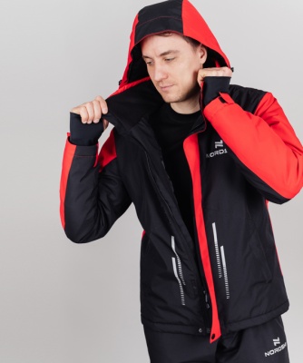 Горнолыжная куртка NORDSKI Extreme Black/Red NSM560910