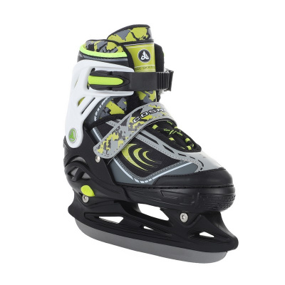 Раздвижные ледовые коньки RGX Cosmo green