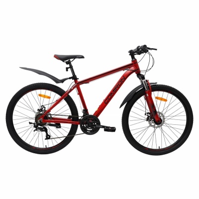 Велосипед COMIRON UNIVERSE 26", 21 скорость (рама 17), цвет красный/черный в Магазине Спорт - Пермь