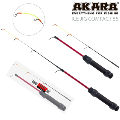 Удочка зимняя 2 колена Akara Ice Jig Compact 7г 55 см