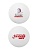 Мяч для настольного тенниса DHS Chen Meng, 3***,  белый, 1 шт.