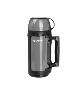 Термос Nisus 1400мл N-TM-041-G крышка-кружка с ручкой, ремень