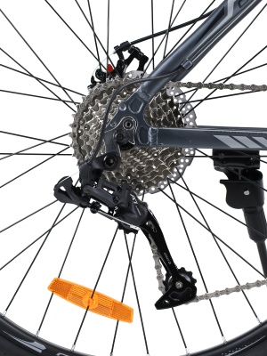 Велосипед COMIRON SYSTEM 27,5", 10 скоростей, серо-черный в Магазине Спорт - Пермь