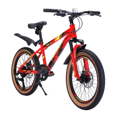 Велосипед COMIRON RABEL, 20", (рама 12), 7 скоростей, красный в Магазине Спорт - Пермь