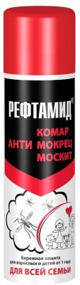 Репеллент "Рефтамид для всей семьи", 145 мл