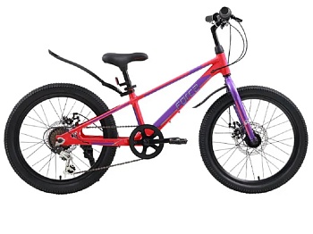 Велосипед TechTeam Forca, 20", магниевый сплав, красный