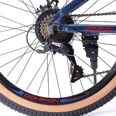 Велосипед COMIRON REBEL, 24", 8 скоростей, (рама 13), сине-красный в Магазине Спорт - Пермь