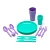 Набор для пикника СЛЕДОПЫТ Picnic Set, на 3 персоны, пластик, в контейнере PF-CWS-PS05