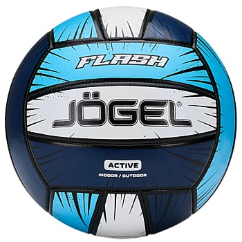 Мяч волейбольный Jogel Flash, голубой/синий, ЦБ-00003172 размер 5