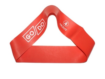 Эспандер-петля GO DO W-Line (4) W650-09мм, нагрузка 8,5 - 13,5 кг, латекс, красный в Магазине Спорт - Пермь