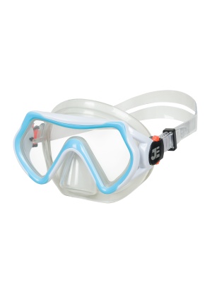 Маска детская, ПВХ Alpha Caprice М169 голубой/белый в магазине Спорт - Пермь