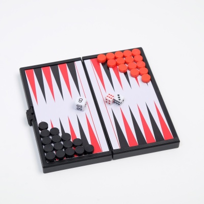 Нарды карманные магнитные, 13*13см, артикул 2590523