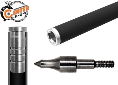Стрела арбалетная карбоновая Centershot Toxic 20" Half Moon Nock (CSTJ-C04002FC)