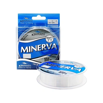 Леска Namazu Minerva, L-100 м, d-0,3 мм, test-7.18 кг, прозрачная