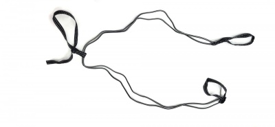 Эспандер лыжника / пловца / борца универсальный 1,7м, 2 резинки Plastep с креплением и лямками для рук в Магазине Спорт - Пермь