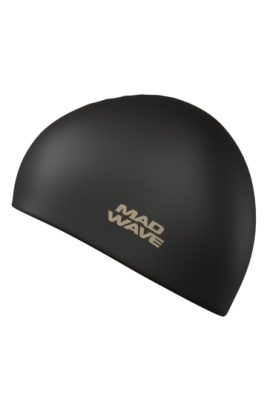Шапочка для плавания силиконовая Mad Wave Tape, M0554 55 0 00W, Black в магазине Спорт - Пермь