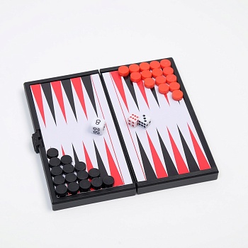 Нарды карманные магнитные, 13*13см, артикул 2590523