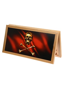 Нарды (Кинешма) печать Веселый Роджер / Череп / 50 х 25 см