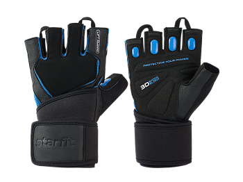 Перчатки для фитнеса Starfit WG-201, черно-синие в Магазине Спорт - Пермь