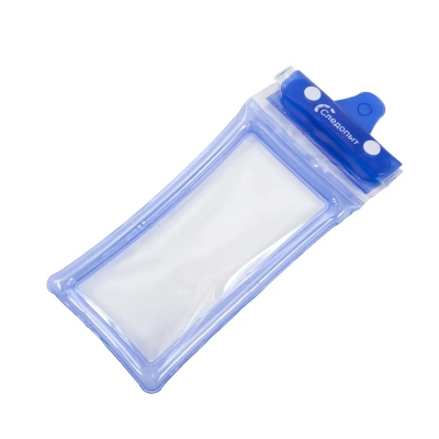 Чехол водонепроницаемый для телефона и документов Следопыт PF-WP-7, голубой