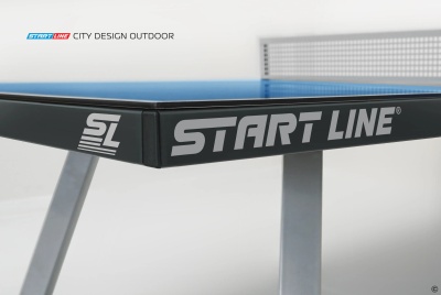 Теннисный стол антивандальный Start Line City Design Outdoor, всепогодный, синий