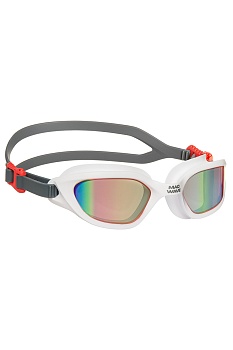 Очки для плавания Mad Wave F Motion rainbow M0424 24 0 02W белые в магазине Спорт - Пермь