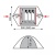 Палатка 3-местная Tramp Peak 3(V2), зеленая Палатка 3-местная Tramp Peak 3(V2), зеленая