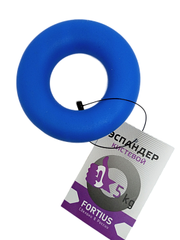 Эспандер кистевой - Кольцо Fortius, нагрузка 5 кг, цвета в ассортименте в Магазине Спорт - Пермь