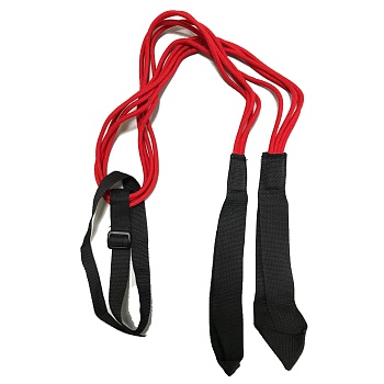 Эспандер лыжника / пловца / борца универсальный, 1,25м, 4 резинки Plastep с креплением и лямками для рук в Магазине Спорт - Пермь