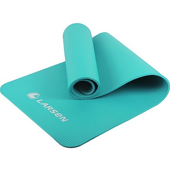 Коврик для йоги Larsen NBR ECE069, 183х61х1см, бирюзовый в Магазине Спорт - Пермь