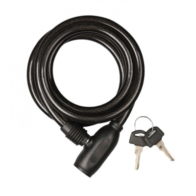 Замок велосипедный с ключом GOLDEN KEY (GK102.103), 10х1200 мм в Магазине Спорт - Пермь