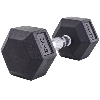 Гантель гексагональная обрезиненная STARFIT DB-301, 10 кг в Магазине Спорт - Пермь