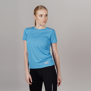 Футболка женская NORDSKI Run Blue W (NSW424700)