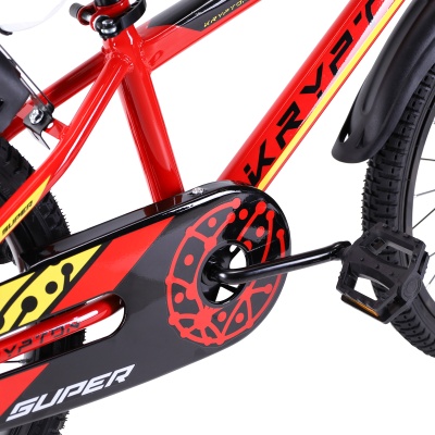 Велосипед Krypton Super KS01RY, 20", 1 скорость, цвет красный/желтый в Магазине Спорт - Пермь