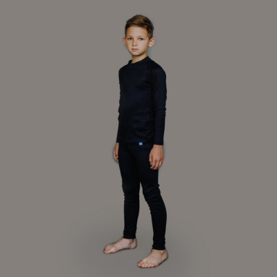 Комплект термобелья NORDSKI Jr.Warm black NSJ364100