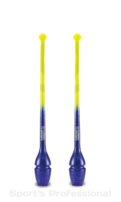 Булавы SASAKI M-34GH-F 44см LMYxCOBU LuminousYellowxCobaltBlue