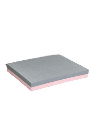 Мат балансировочный для фитнеса 40х33х5, розовый/серый в Магазине Спорт - Пермь